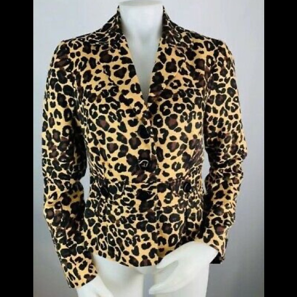 Cache Jackets & Blazers - CACHE | Cheetah Blazer